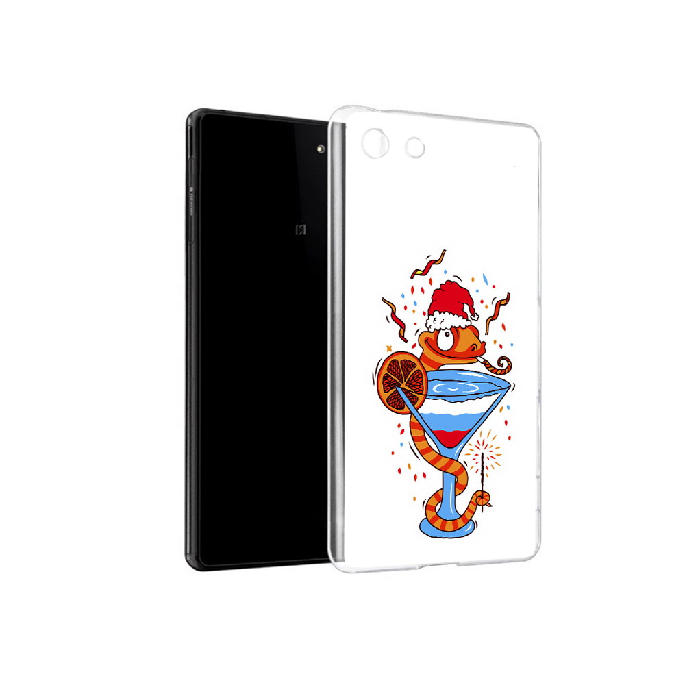 

Чехол MyPads Tocco для Sony Xperia M5 змейка (PT16167.241.364), Прозрачный, Tocco