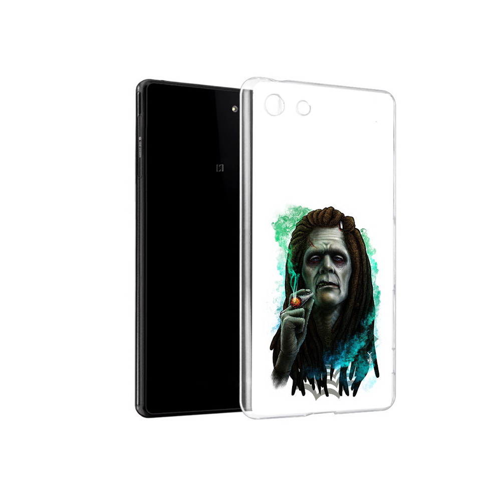 

Чехол MyPads Tocco для Sony Xperia M5 зеленый мужчина с сигаретой (PT16167.241.360), Прозрачный, Tocco