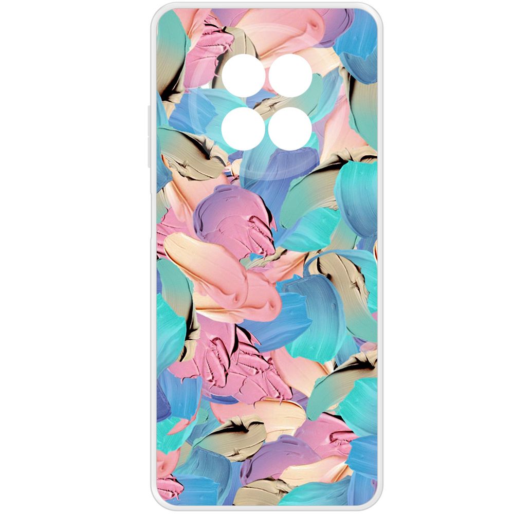 

Чехол-накладка Krutoff Clear Case Абстракт краска для Realme 12 5G, Прозрачный