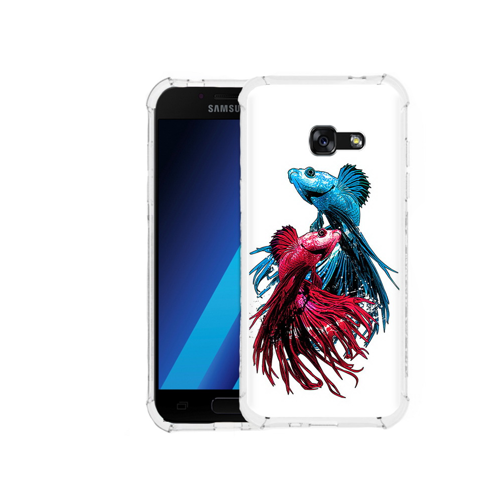 

Чехол MyPads Tocco для Samsung Galaxy A7 (2017) рыбы петушки (PT87719.559.592), Tocco