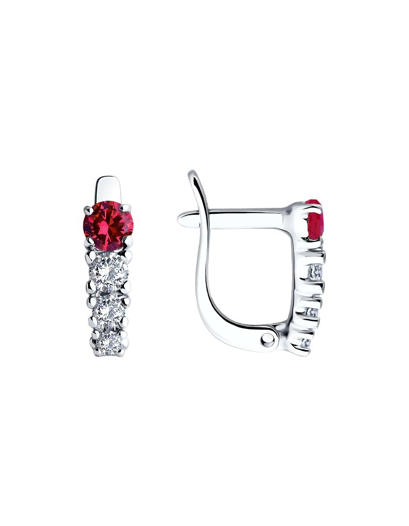 

Серьги из серебра TEO MAORI 894026623, Swarovski/фианит, 894026623