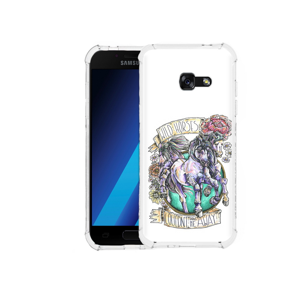 

Чехол MyPads Tocco для Samsung Galaxy A7 (2017) рисунок коней в цветах (PT87719.559.582), Tocco