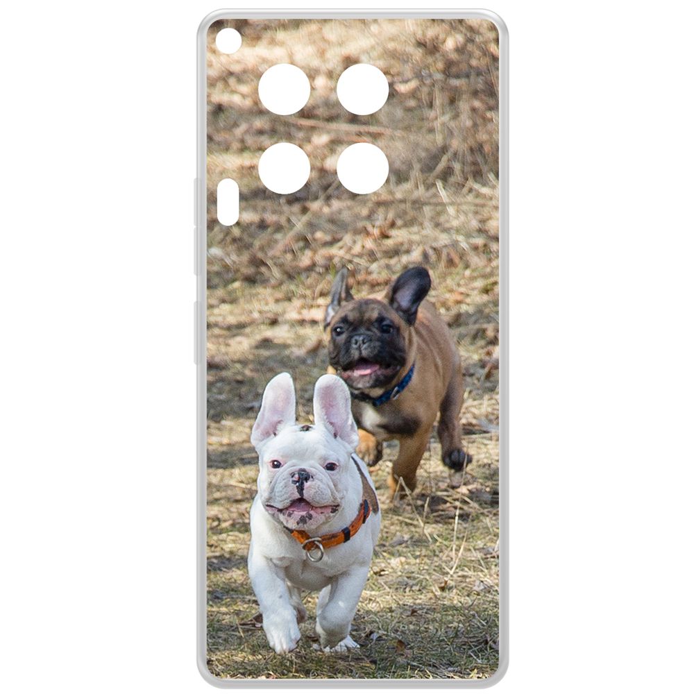 

Чехол-накладка Krutoff Clear Case Догонялки для TECNO Camon 30, Прозрачный