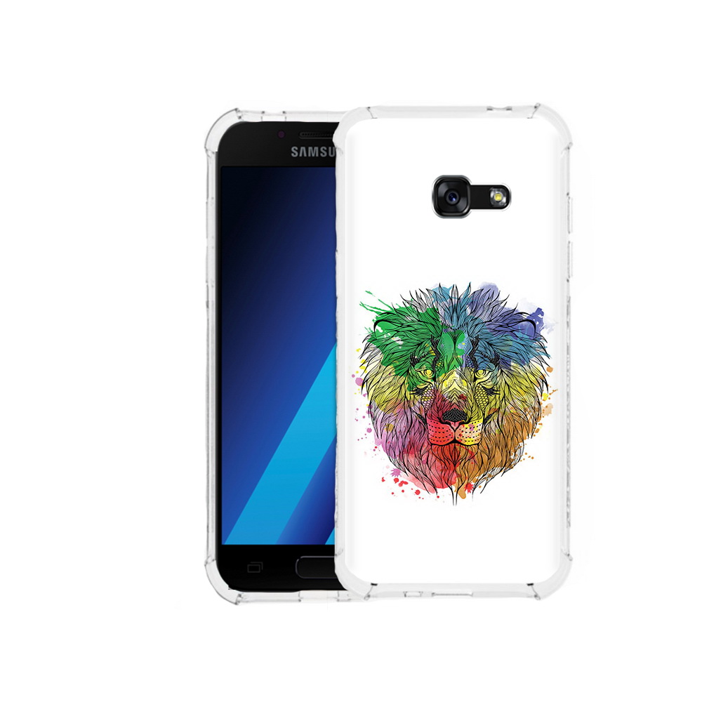 

Чехол MyPads Tocco для Samsung Galaxy A7 (2017) разноцветный гордый лев (PT87719.559.573), Tocco