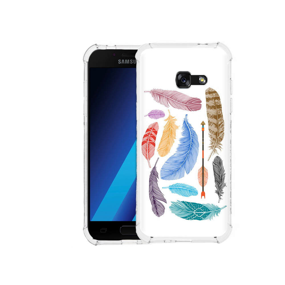 

Чехол MyPads Tocco для Samsung Galaxy A7 (2017) разноцветные перья (PT87719.559.572), Tocco