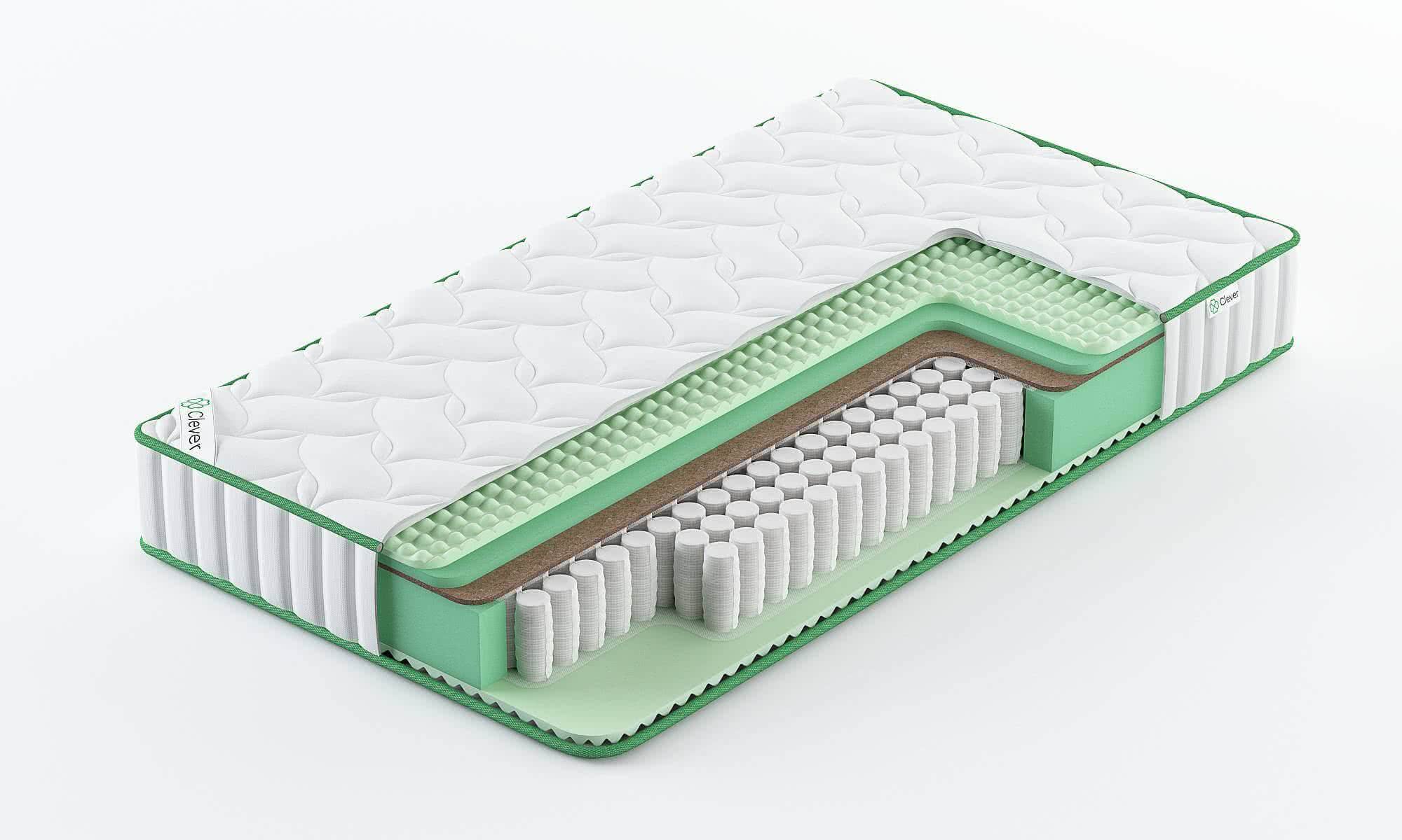 

Матрас Clever Supreme Hard 125x180, Белый, CLEVER SUPREME HARD