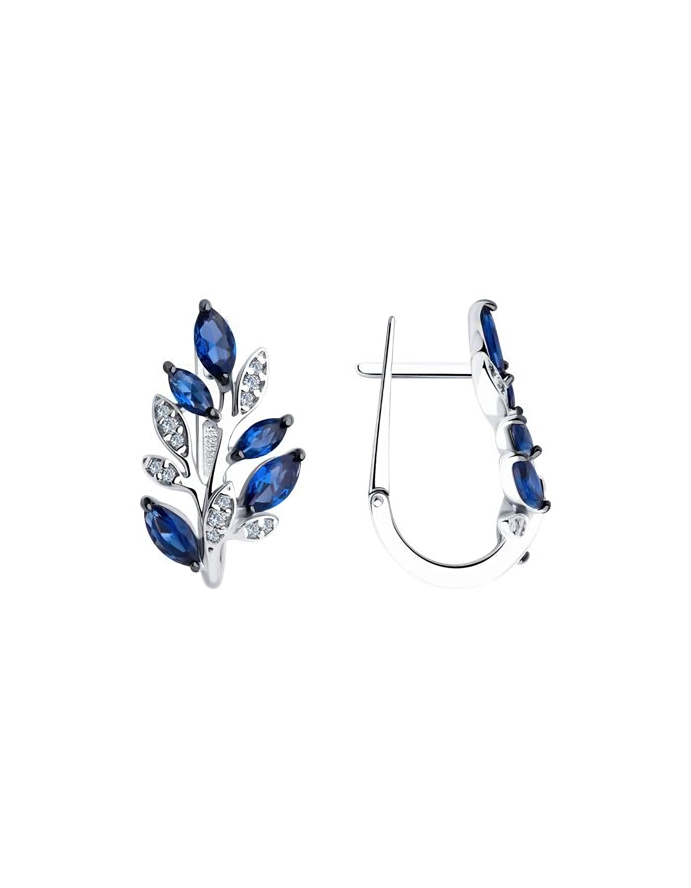 

Серьги из серебра TEO MAORI 894026493, фианит, 894026493