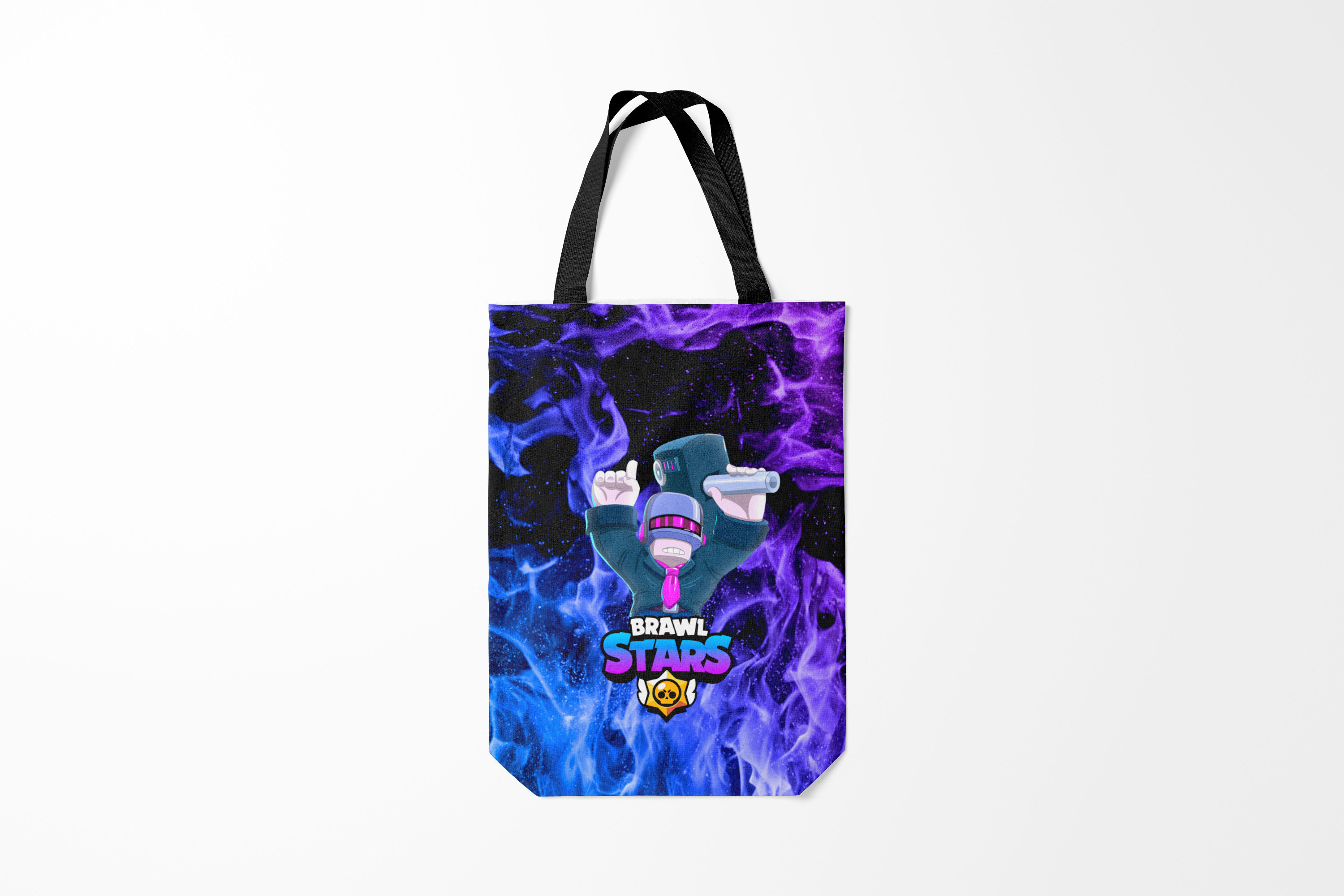 

Сумка шoппер унисекс Burnettie Brawl Stars CRYSTALES, черный; розовый, Brawl Stars CRYSTALES