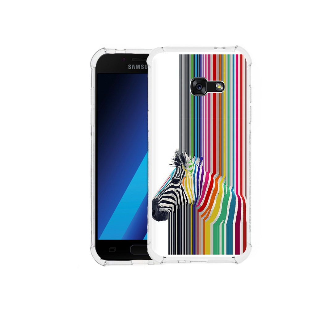 Чехол MyPads Tocco для Samsung Galaxy A7 (2017) радужная зебра (PT87719.559.565)