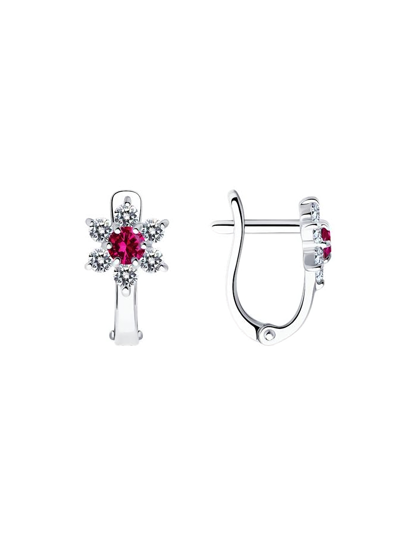 

Серьги из серебра TEO MAORI 894026472, Swarovski/фианит, 894026472