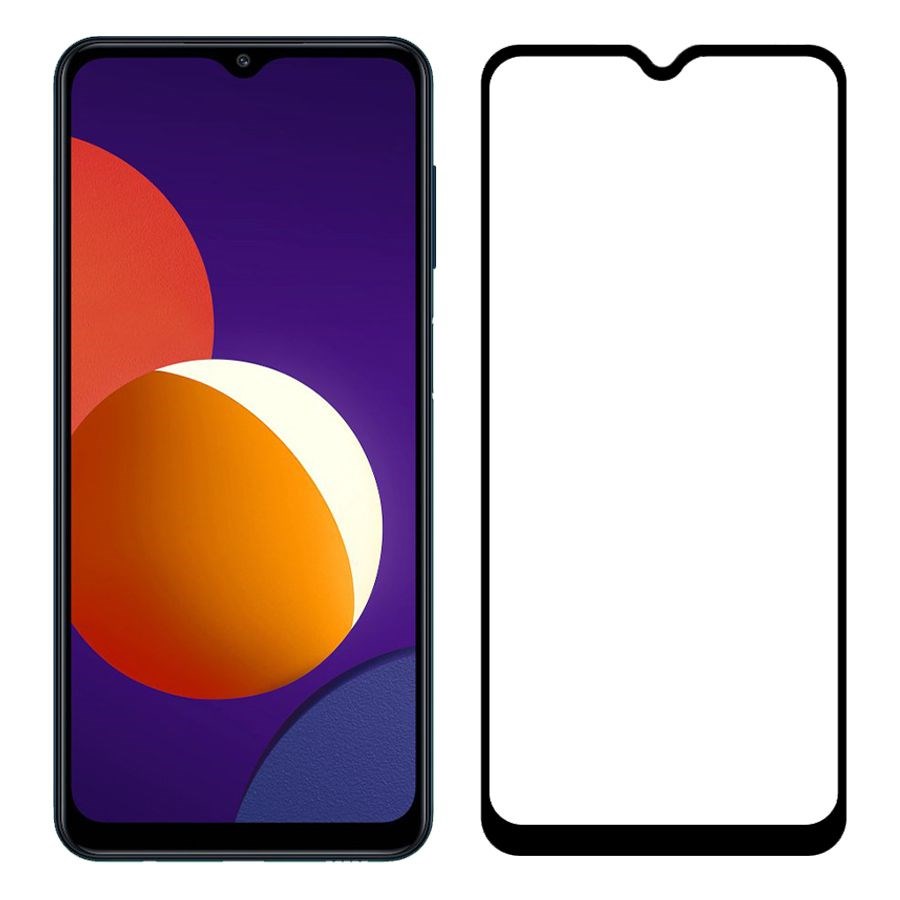 

Стекло защитное Krutoff с полной проклейкой для Samsung Galaxy M12 черное