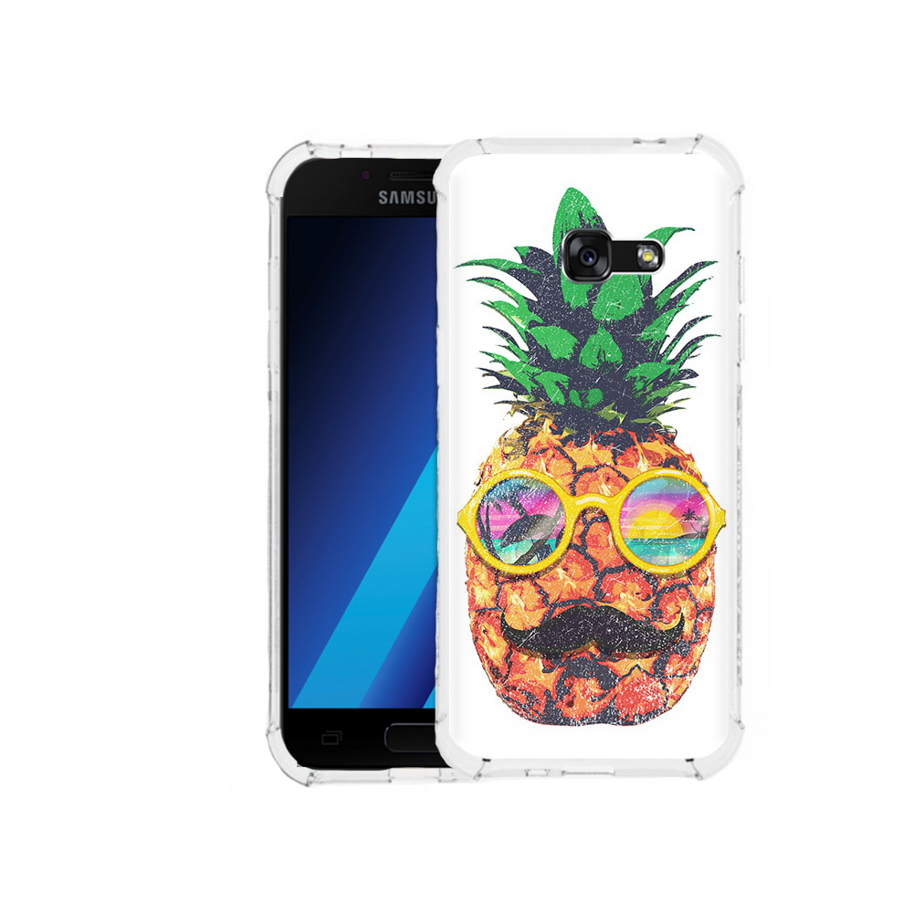 

Чехол MyPads Tocco для Samsung Galaxy A7 (2017) прикольный ананас с лицом, Tocco