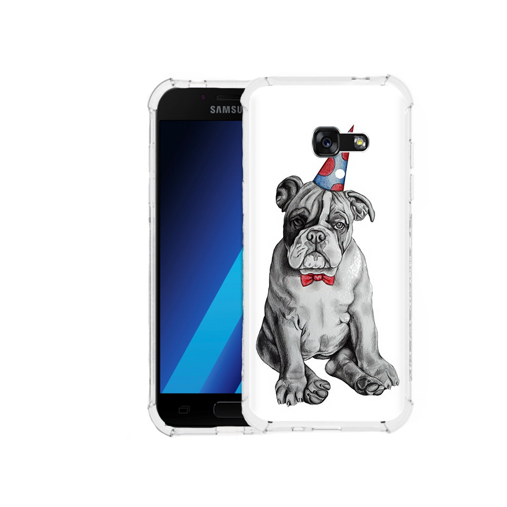 

Чехол MyPads Tocco для Samsung Galaxy A7 (2017) праздничный щенок (PT87719.559.554), Tocco