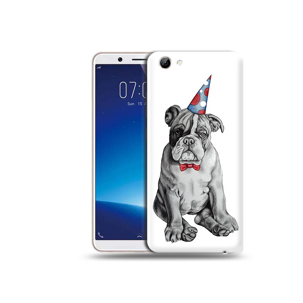 

Чехол MyPads Tocco для Vivo Y71 праздничный щенок (PT111858.440.554), Прозрачный, Tocco