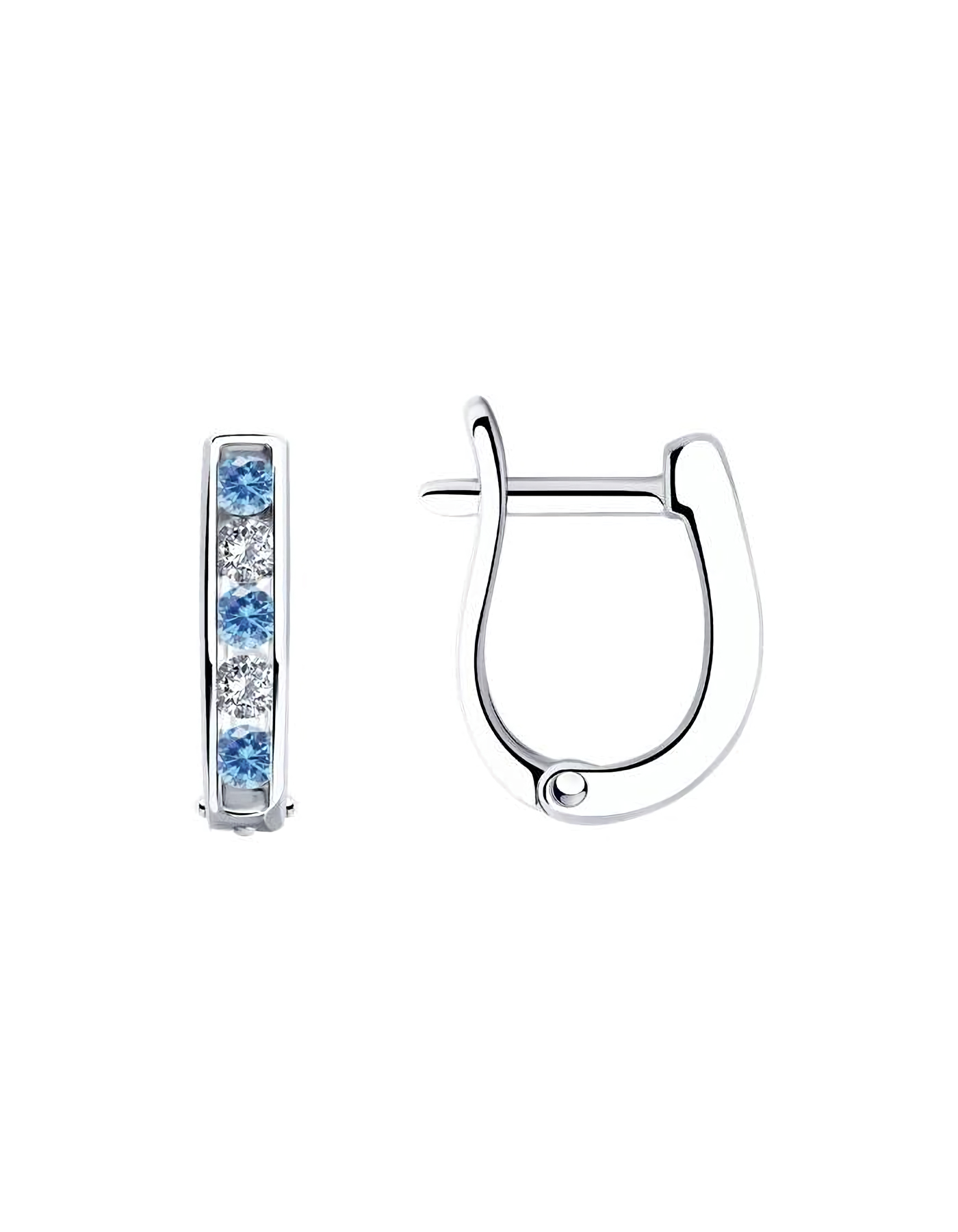 

Серьги из серебра TEO MAORI 894026406, фианит, 894026406