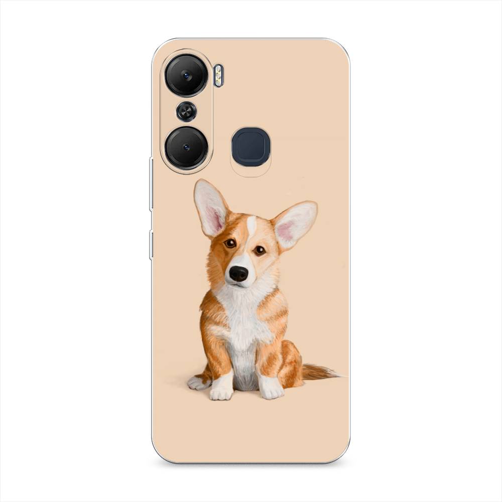 

Чехол для Infinix Hot 12 Pro "Грустный Корги", Коричневый;бежевый, 3102450-1