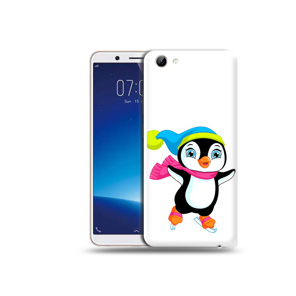 

Чехол MyPads Tocco для Vivo Y71 пингвин на коньках (PT111858.440.540), Прозрачный, Tocco