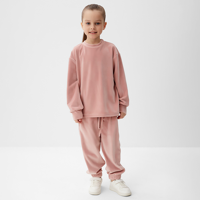 

Костюм повседневный детский KAFTAN Plushy, розовый, 122, Plushy