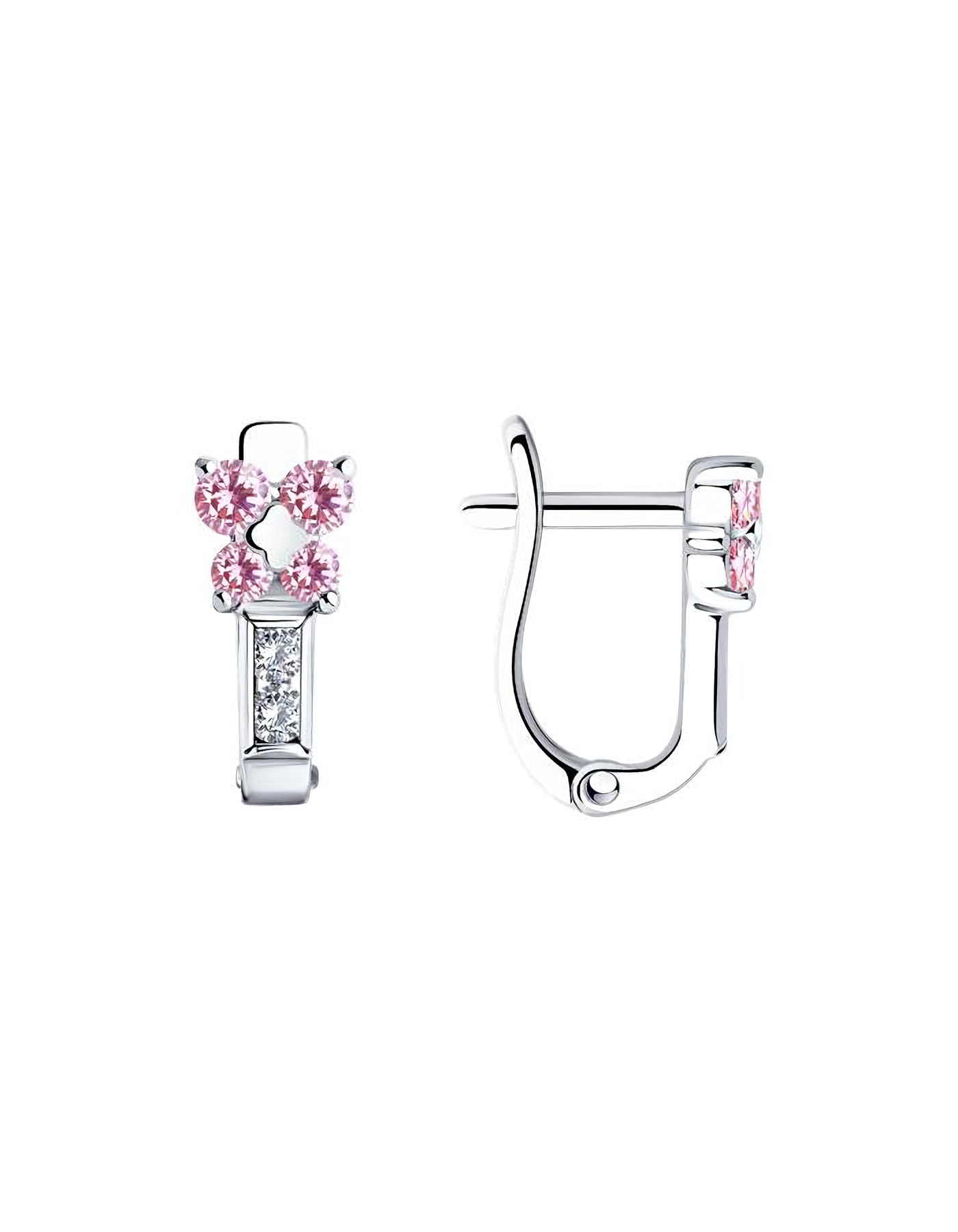 

Серьги из серебра TEO MAORI 894026111, фианит, 894026111