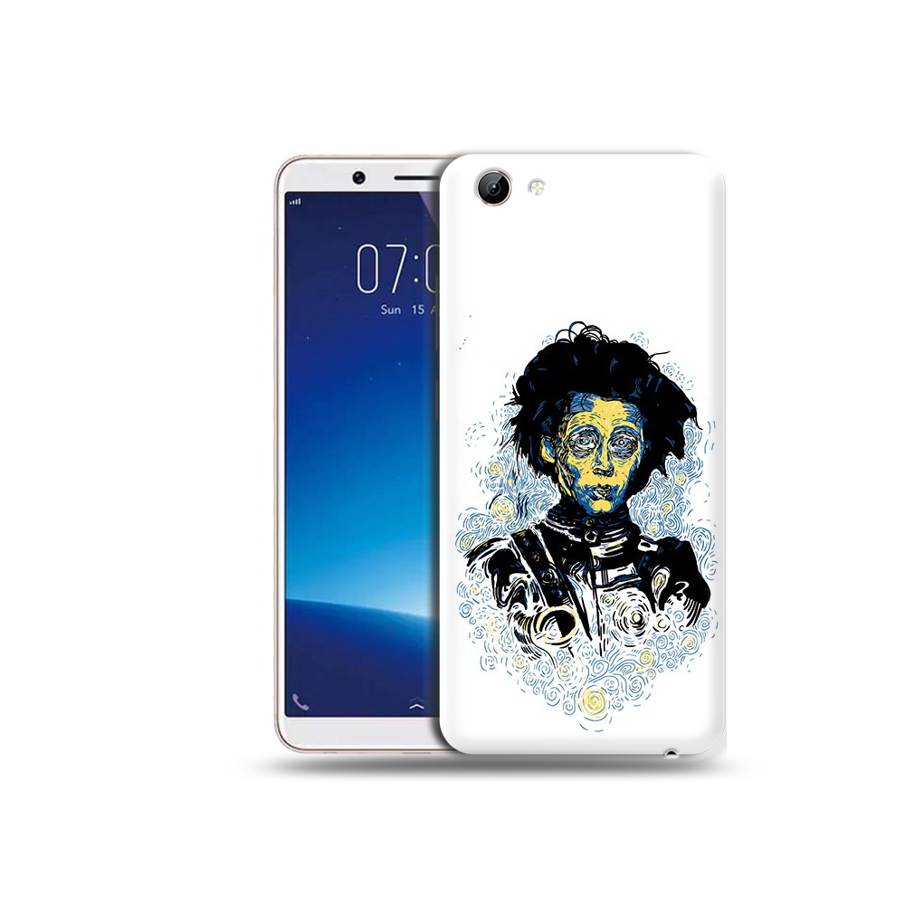 

Чехол MyPads Tocco для Vivo Y71 парень черно-белый абстракция (PT111858.440.535), Прозрачный, Tocco