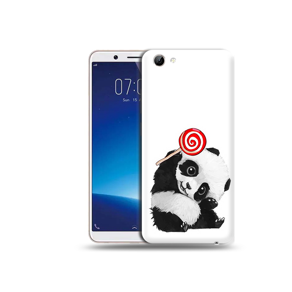

Чехол MyPads Tocco для Vivo Y71 панда с леденцом (PT111858.440.534), Прозрачный, Tocco
