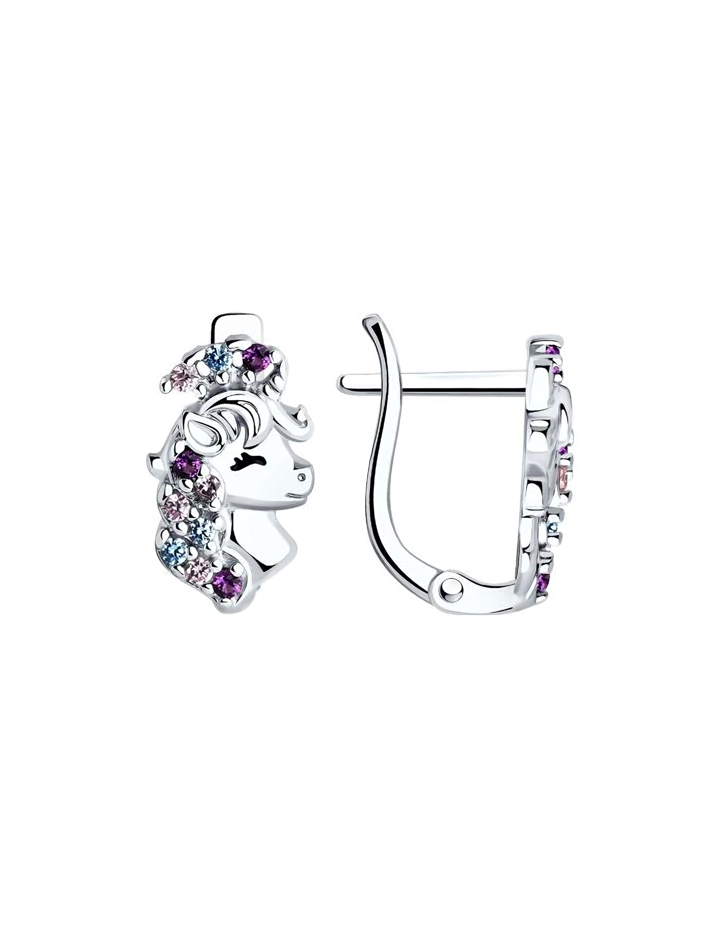 

Серьги из серебра TEO MAORI 894026085, фианит, 894026085