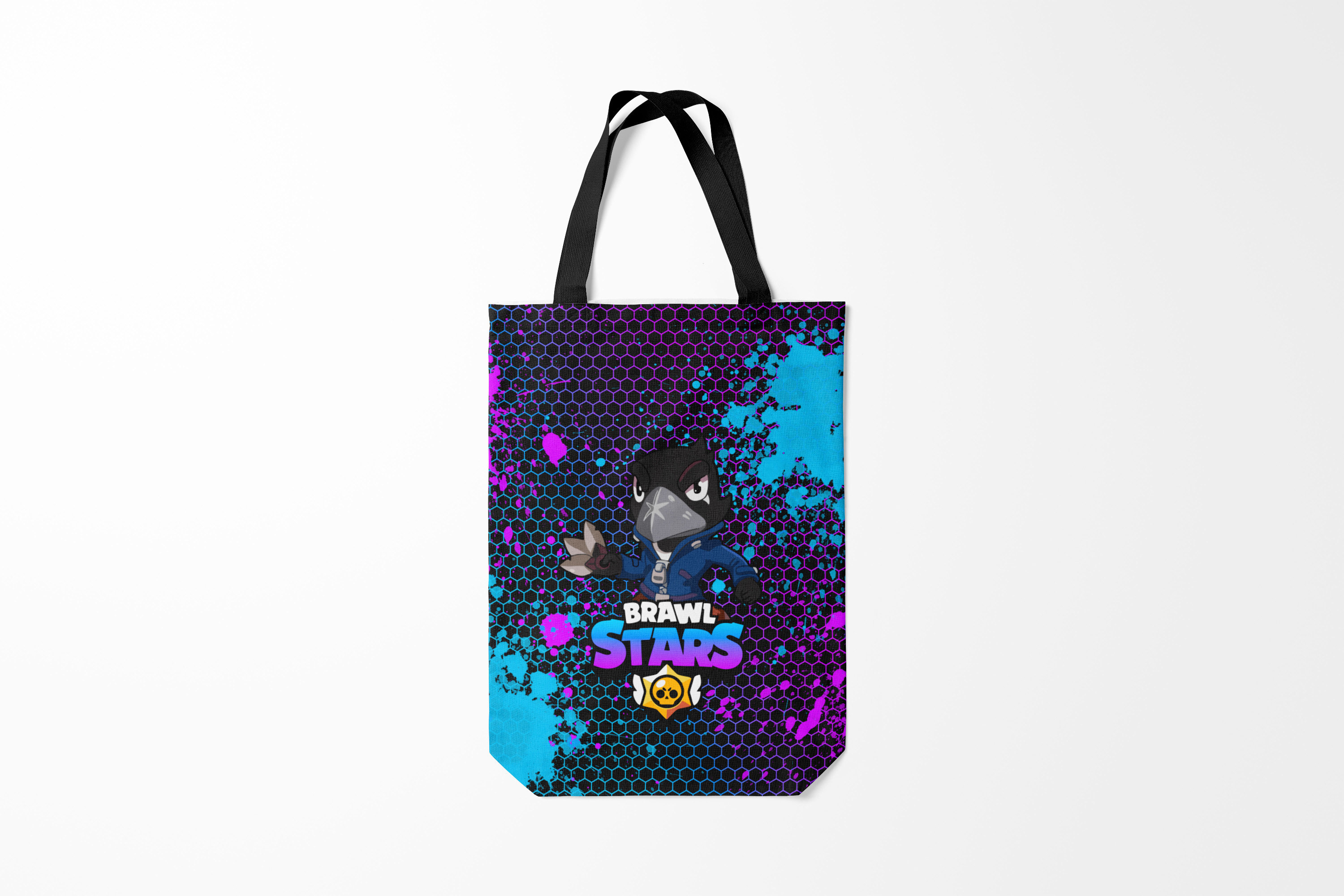 

Сумка шoппер унисекс Burnettie Brawl Stars CROW, разноцветный, Brawl Stars CROW