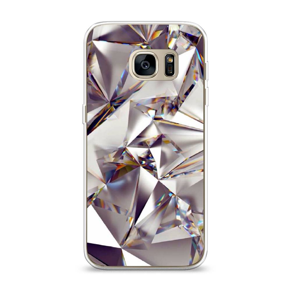

Чехол Awog "Бриллианты" для Samsung Galaxy S7, Серебристый;бежевый, 24550-7