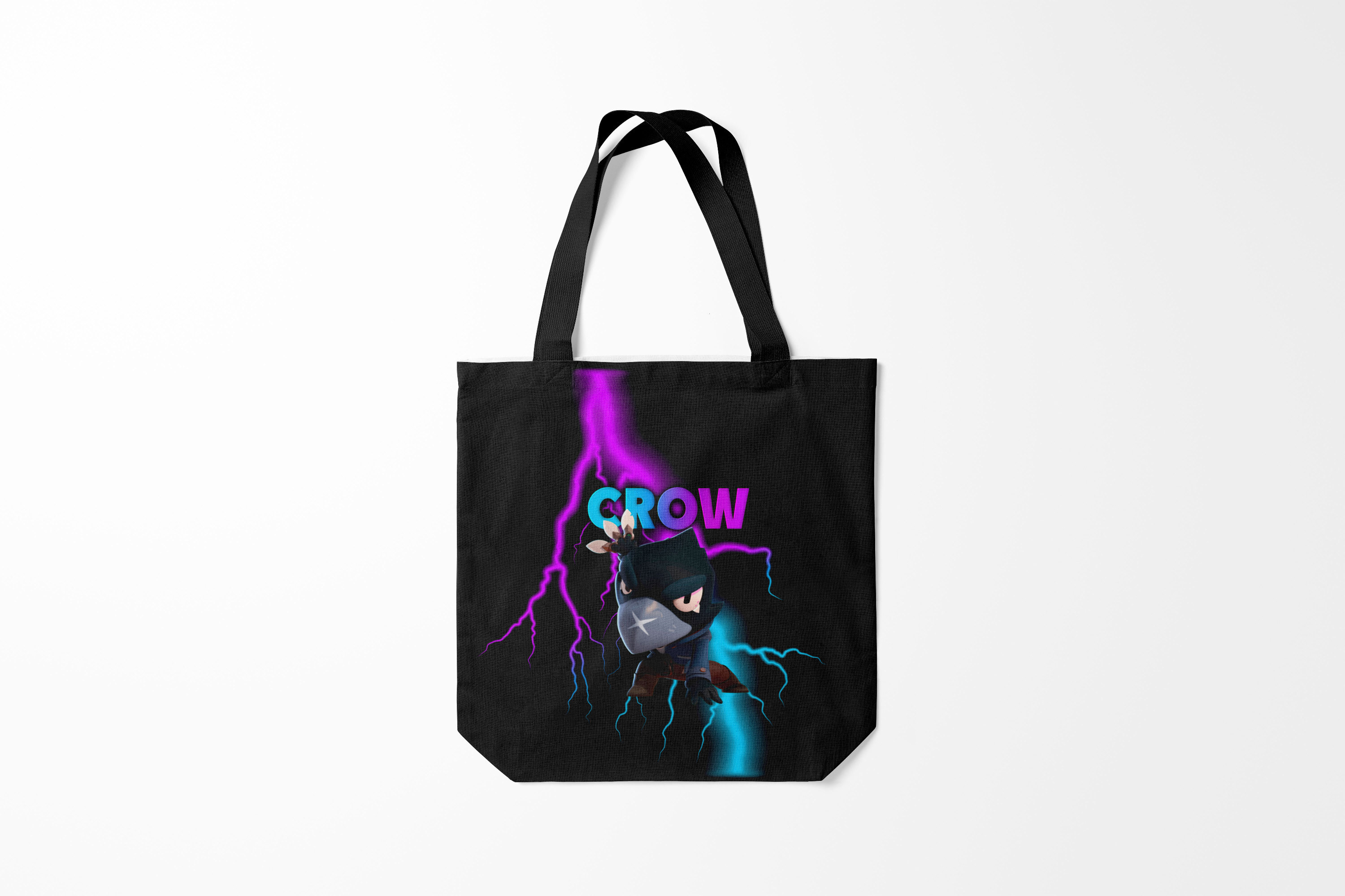 

Сумка шoппер унисекс Burnettie Brawl Stars CROW, черный; красный, Brawl Stars CROW