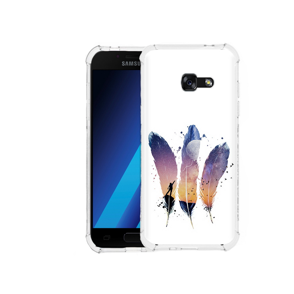 

Чехол MyPads Tocco для Samsung Galaxy A7 (2017) небесные перья (PT87719.559.519), Tocco