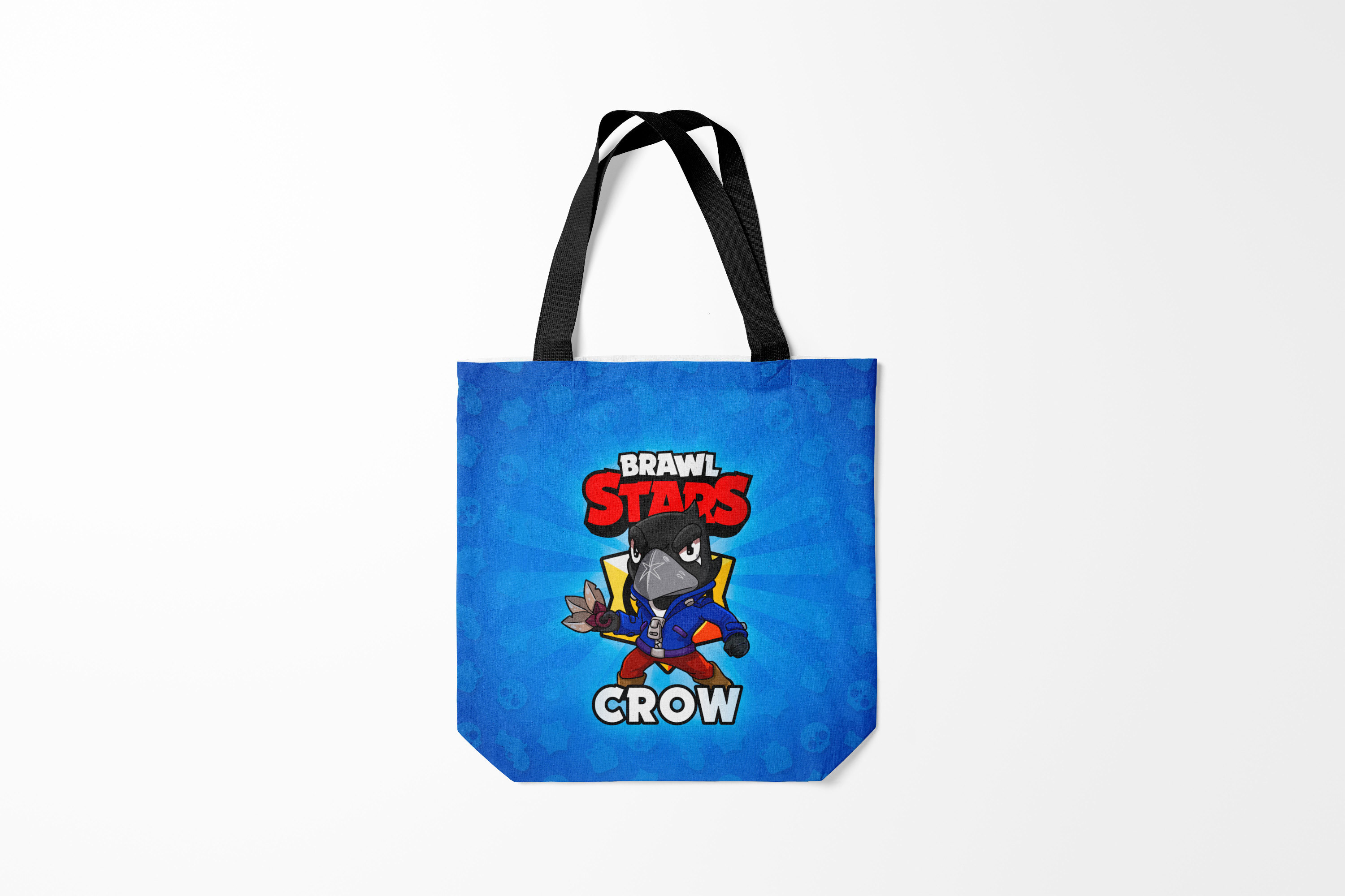

Сумка шoппер унисекс Burnettie Brawl Stars CROW, черный; красный, Brawl Stars CROW