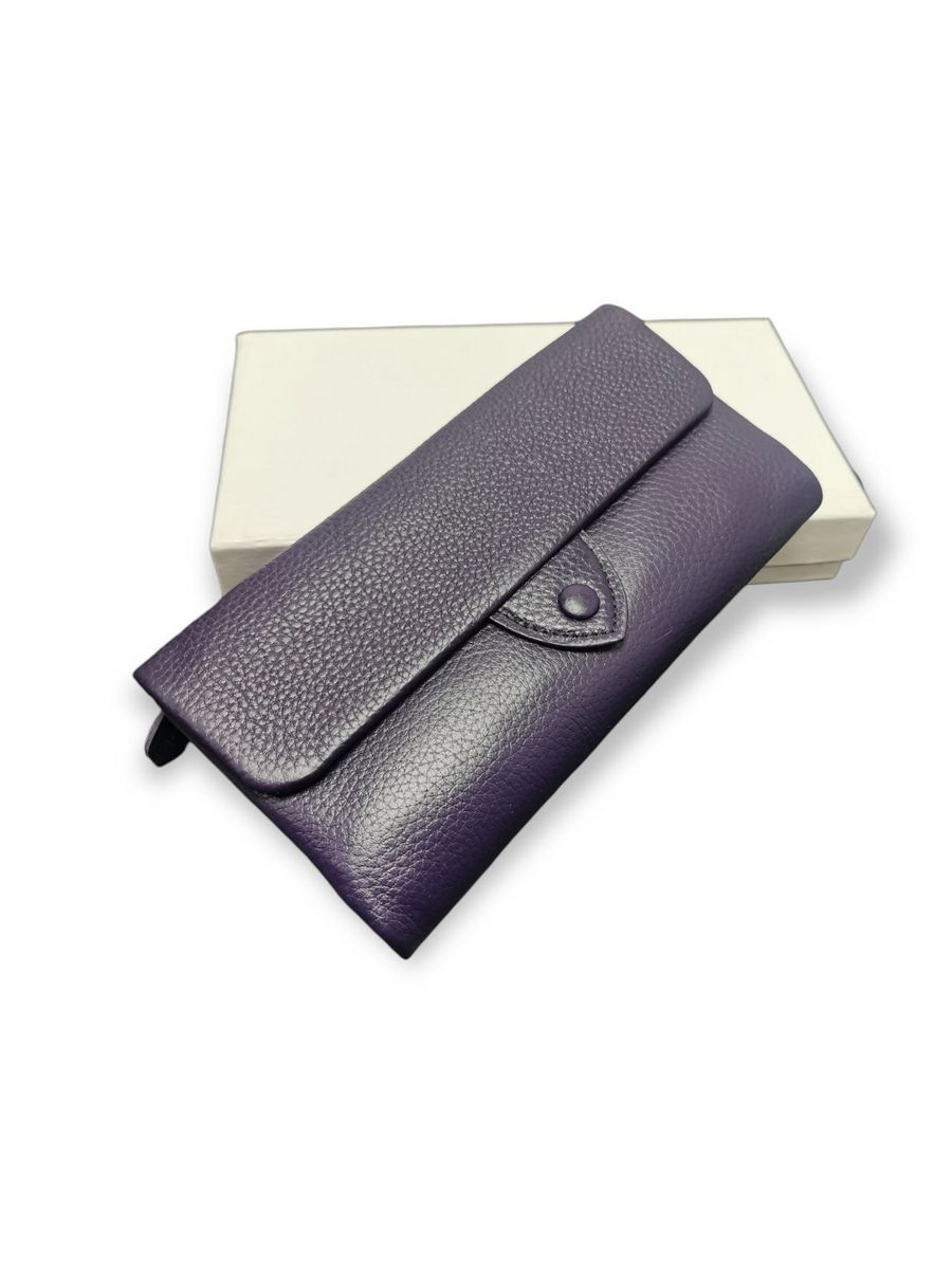 Кошелек женский Leather Wallet 3237 фиолетовый