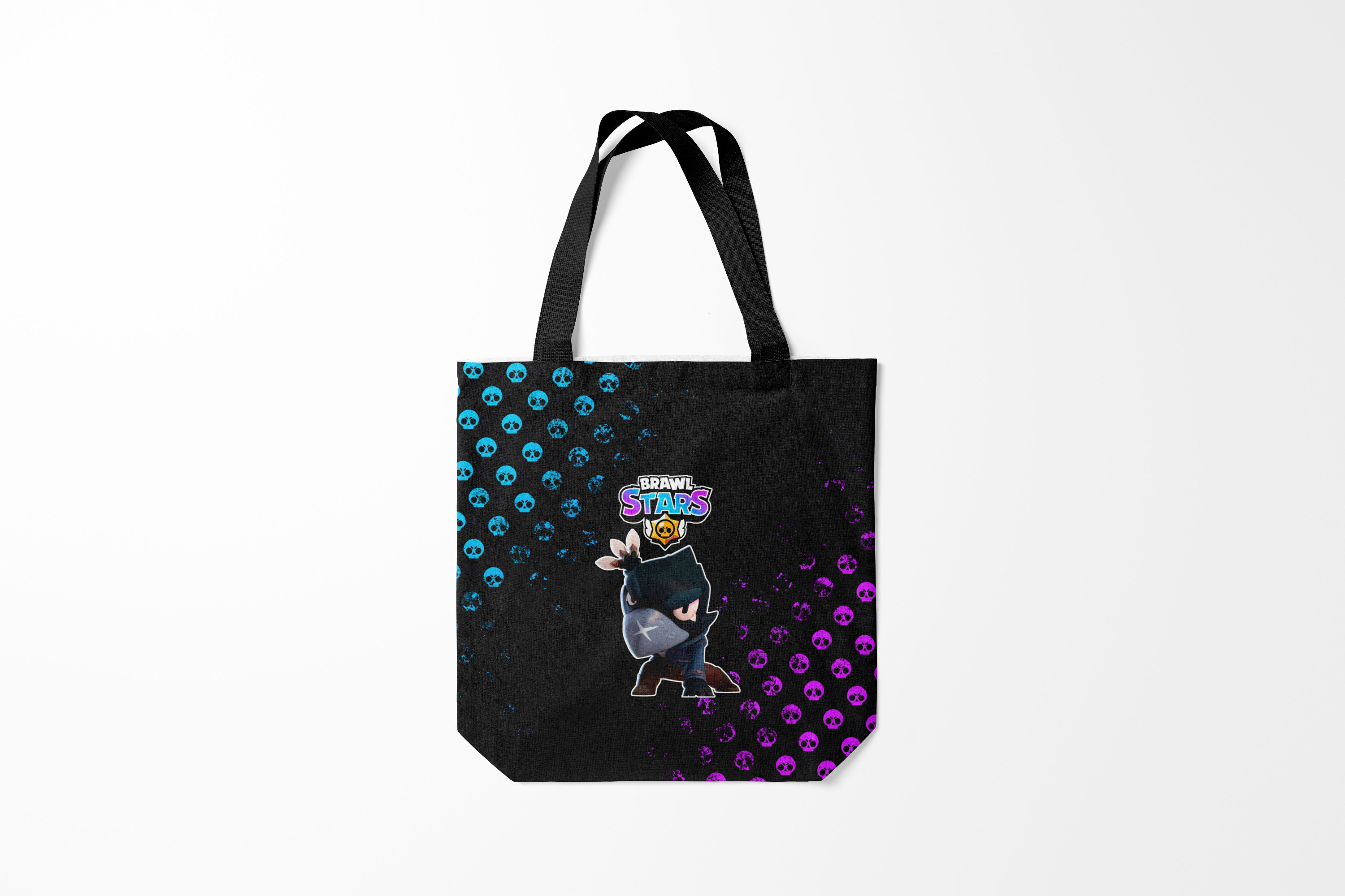 

Сумка шoппер унисекс Burnettie Brawl Stars CROW, фиолетовый, Brawl Stars CROW