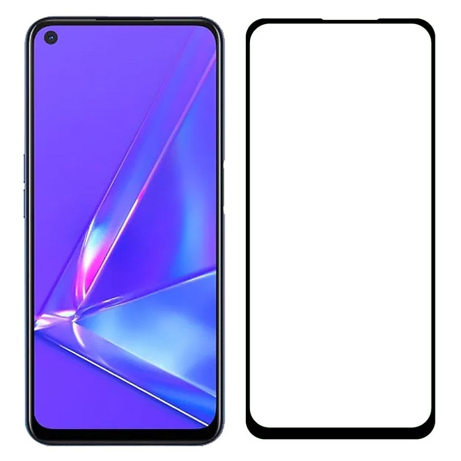

Стекло защитное Krutoff с полной проклейкой для OPPO A92 черное