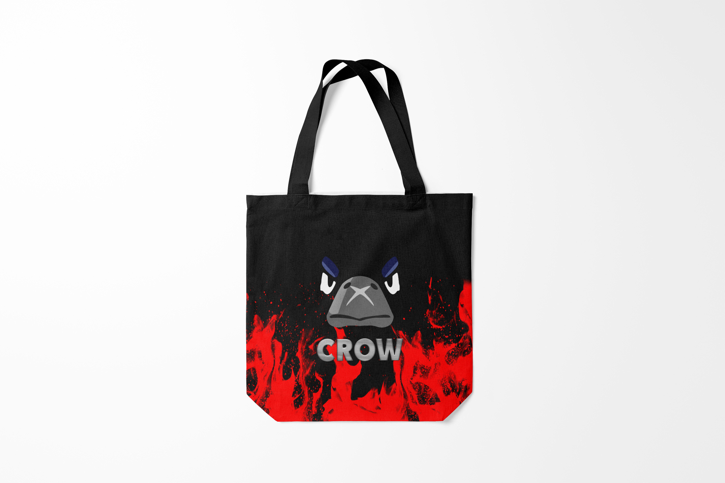 

Сумка шoппер унисекс Burnettie Brawl Stars CROW, бирюзовый, Brawl Stars CROW