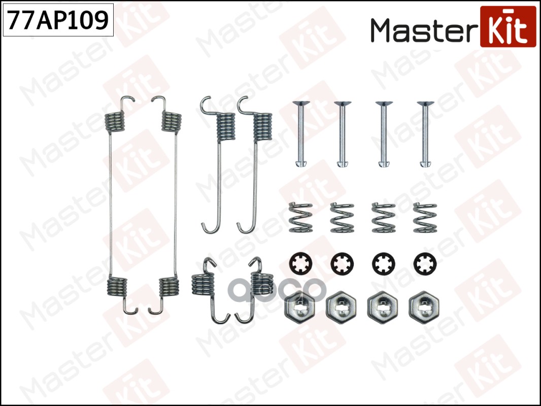 

Тормозные колодки MASTERKIT барабанные 77AP109