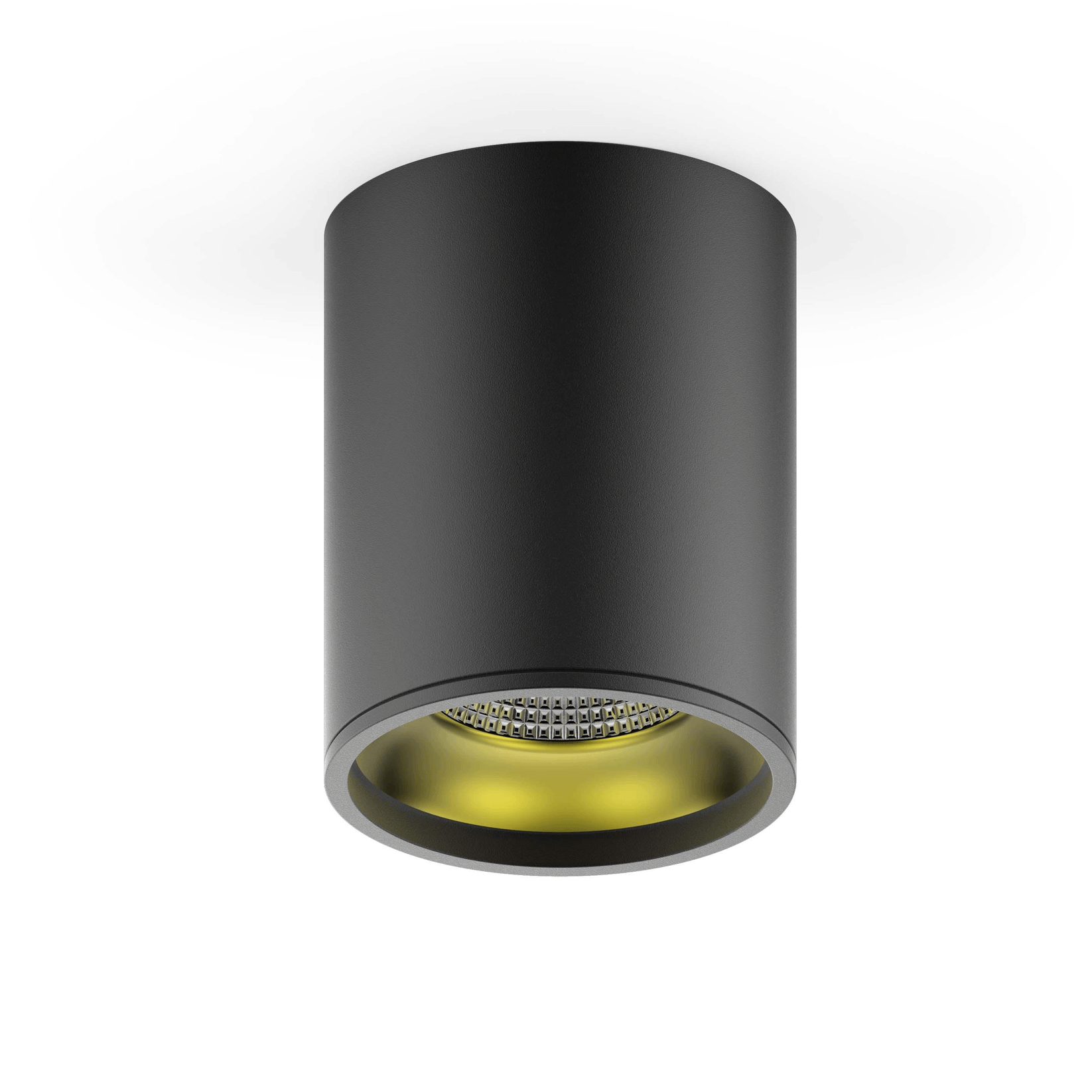 Светильник накладной Gauss HD008 LED 12W 3000K черный + золото 79 x 100 мм