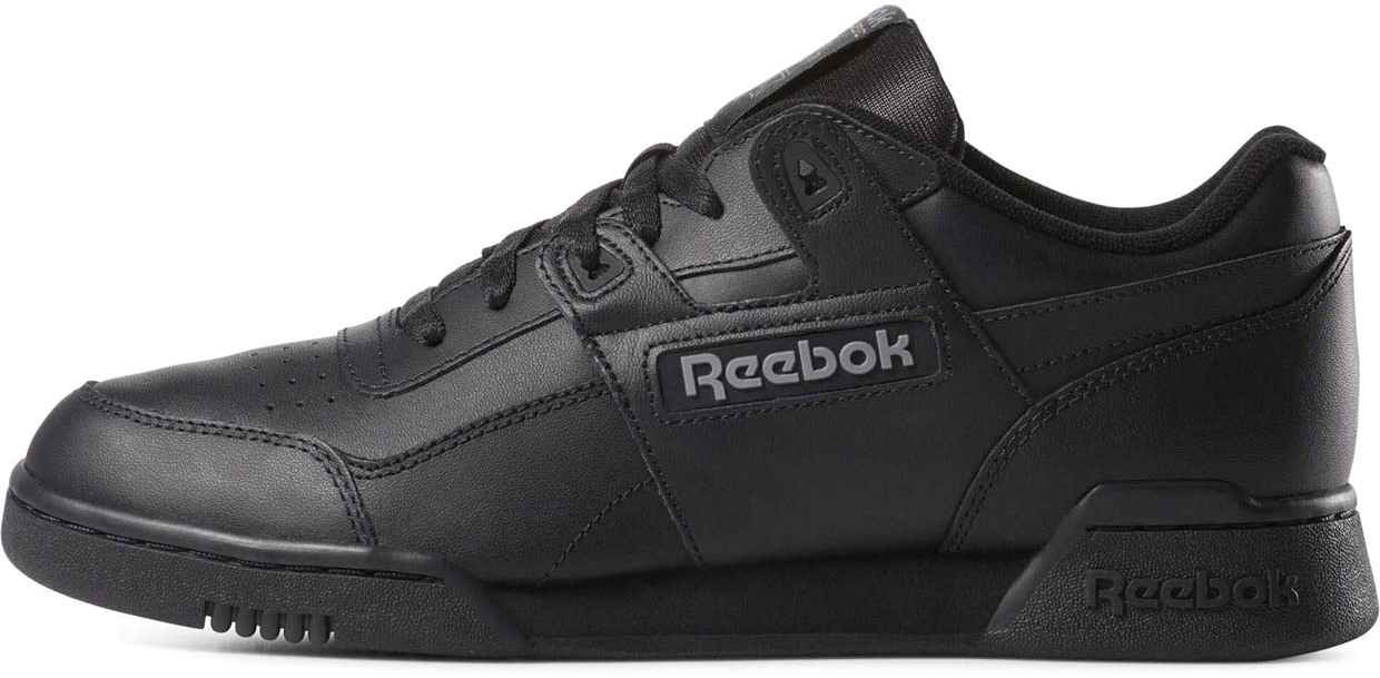 

Кроссовки мужские Reebok Workoutkout Plus черные 4.5 US, Черный, Workoutkout Plus
