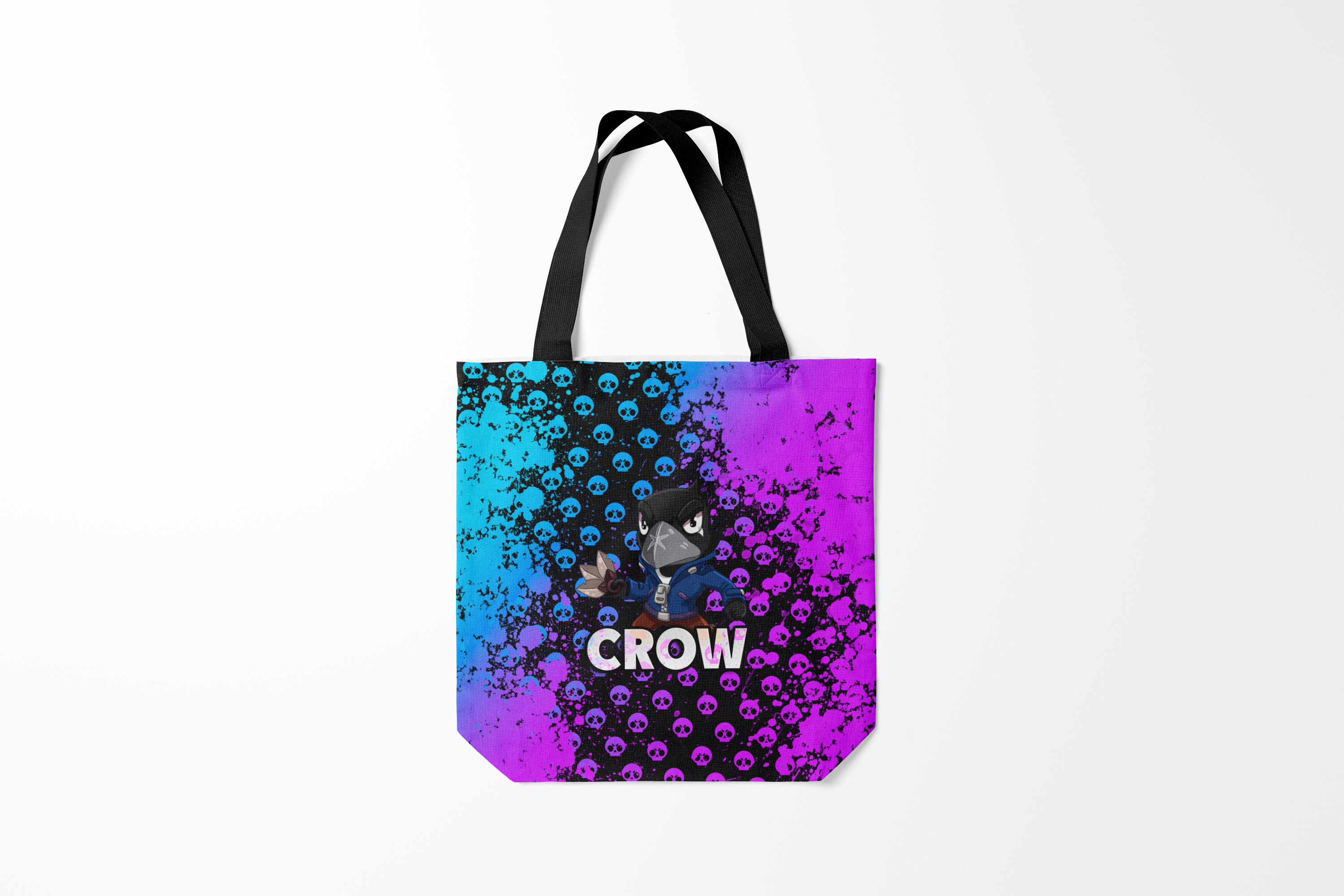 

Сумка шoппер унисекс Burnettie Brawl Stars Crow, синий, Разноцветный, Brawl Stars Crow
