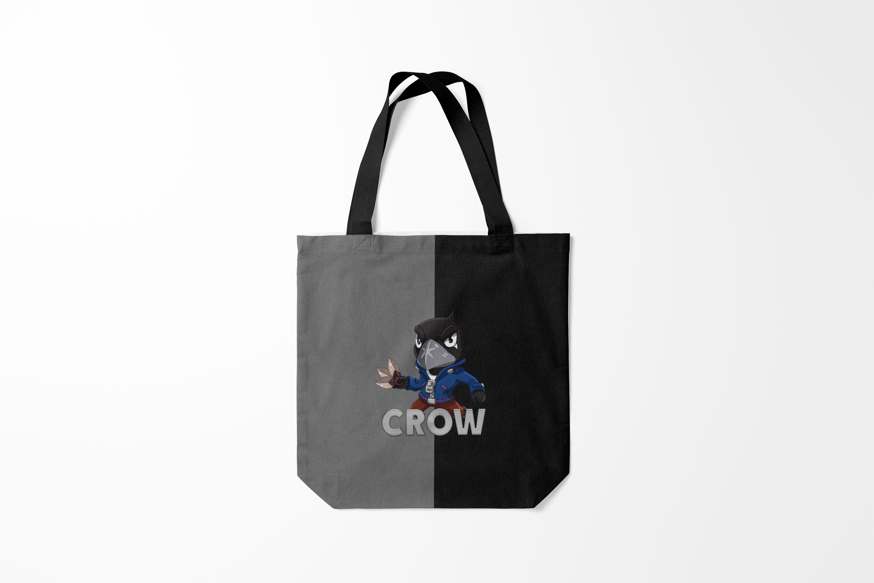 

Сумка шoппер унисекс Burnettie Brawl Stars CROW, фиолетовый, Brawl Stars CROW