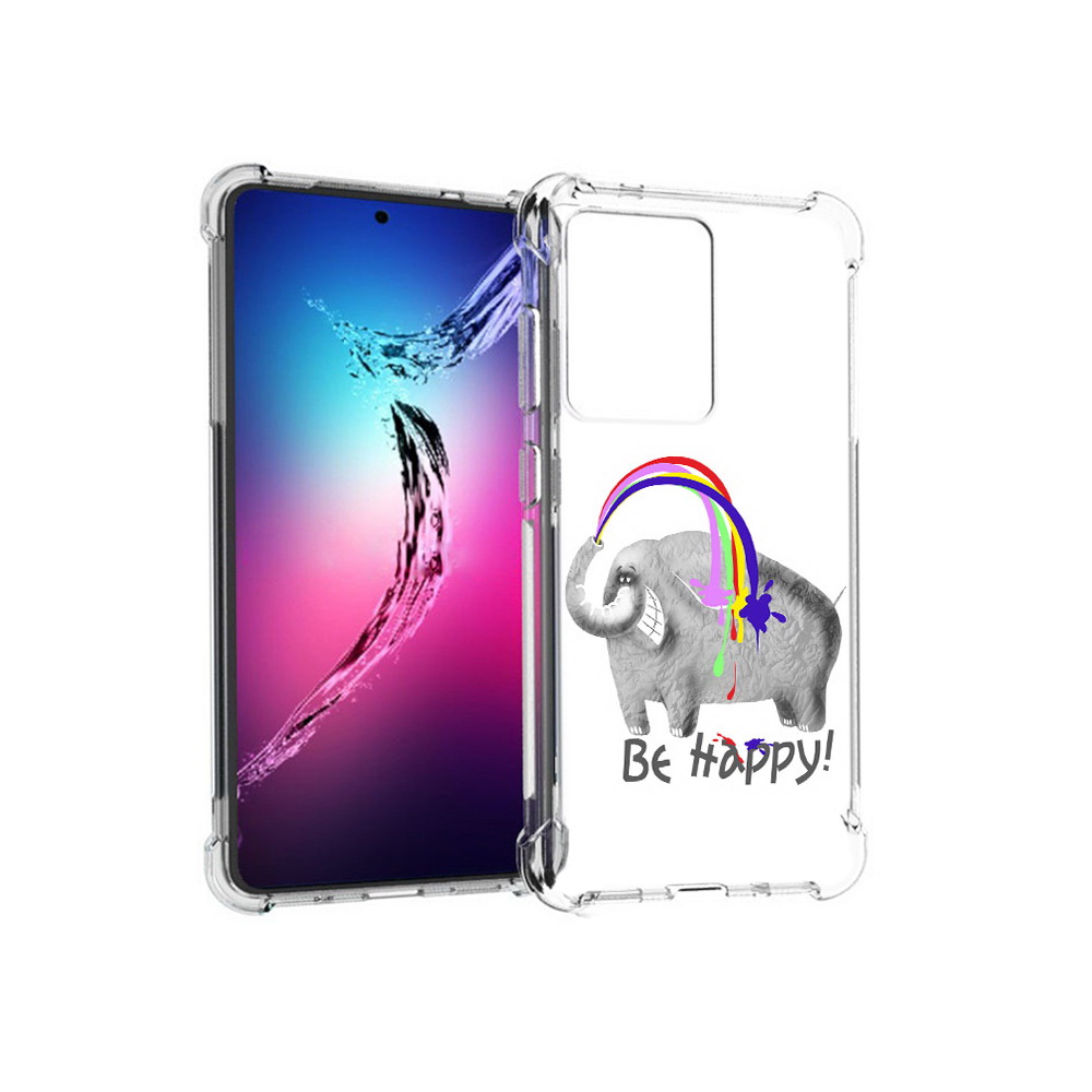 

Чехол MyPads Tocco для Samsung Galaxy S20+ счастливый слон (PT141343.495.632), Прозрачный, Tocco