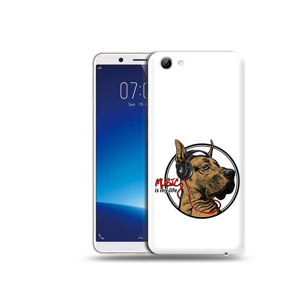 

Чехол MyPads Tocco для Vivo Y71 музыкальная собака (PT111858.440.490), Прозрачный, Tocco