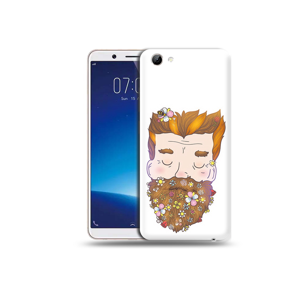 

Чехол MyPads Tocco для Vivo Y71 мужчина с цветами в бороде (PT111858.440.489), Прозрачный, Tocco