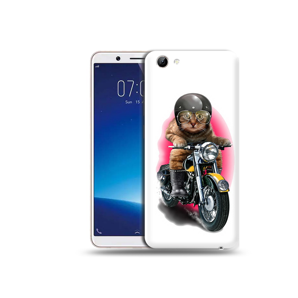 

Чехол MyPads Tocco для Vivo Y71 мото-кот (PT111858.440.485), Прозрачный, Tocco