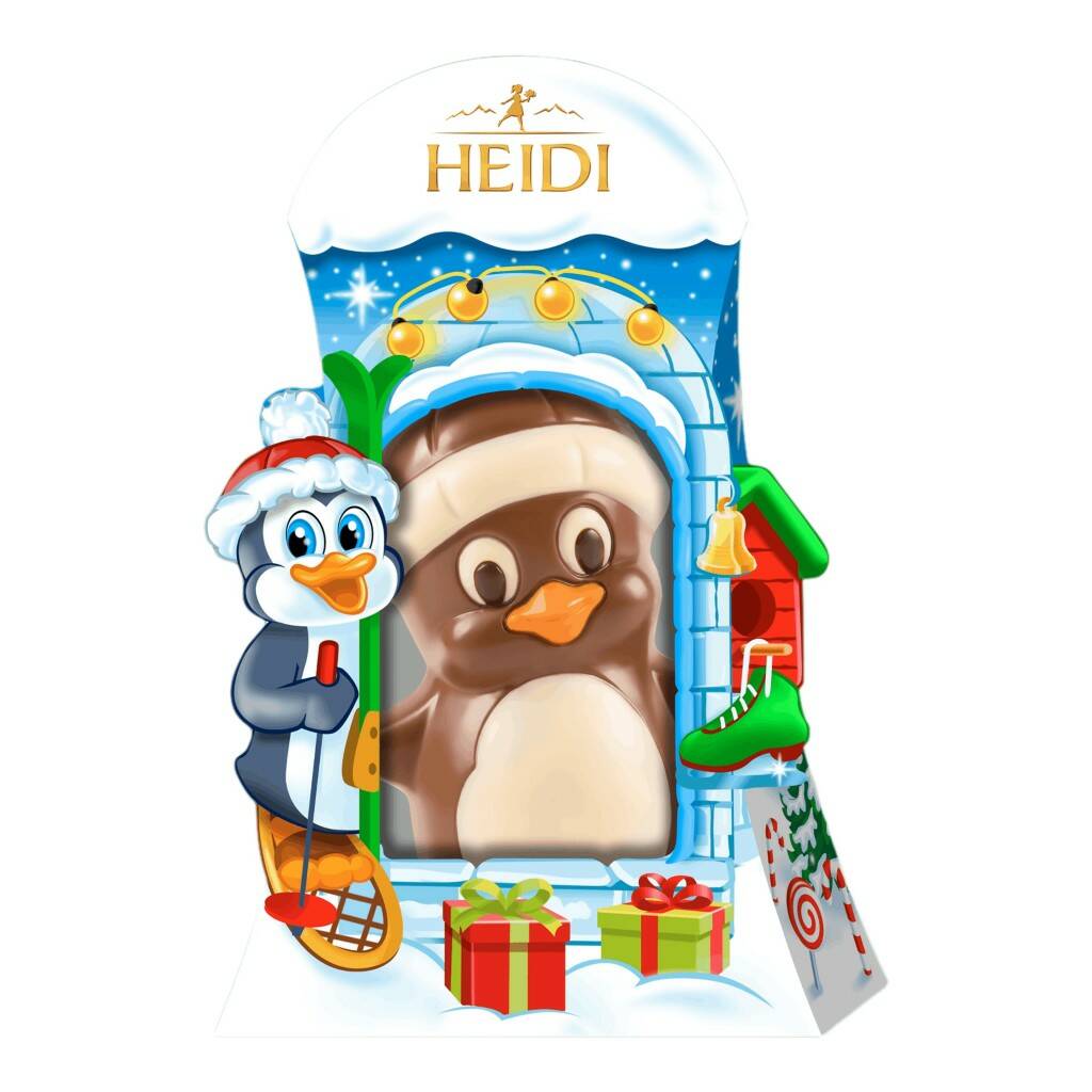 

Шоколад фигурный Heidi Winterventure пингвин Роппи молочный 70 г