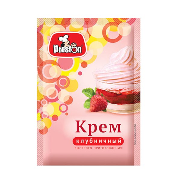 фото Крем preston клубничный 100 г