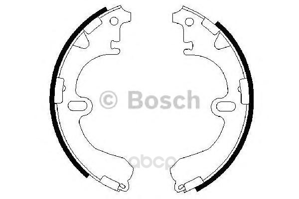 

Тормозные колодки Bosch передение барабанные 986487422