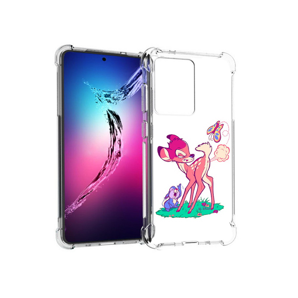 

Чехол MyPads Tocco для Samsung Galaxy S20+ смешной олененок (PT141343.495.610), Прозрачный, Tocco