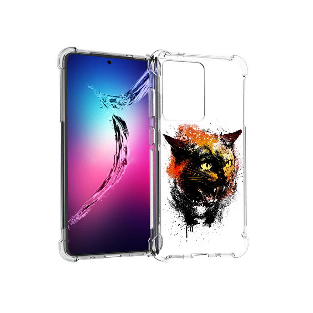 

Чехол MyPads Tocco для Samsung Galaxy S20+ сиамский кот (PT141343.495.598), Прозрачный, Tocco
