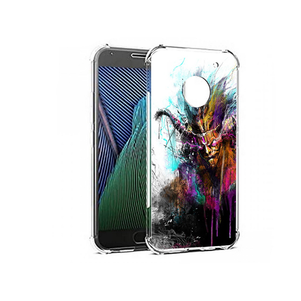 

Чехол MyPads Tocco для Motorola Moto G5 яркий дьявол (PT67504.367.709), Прозрачный, Tocco